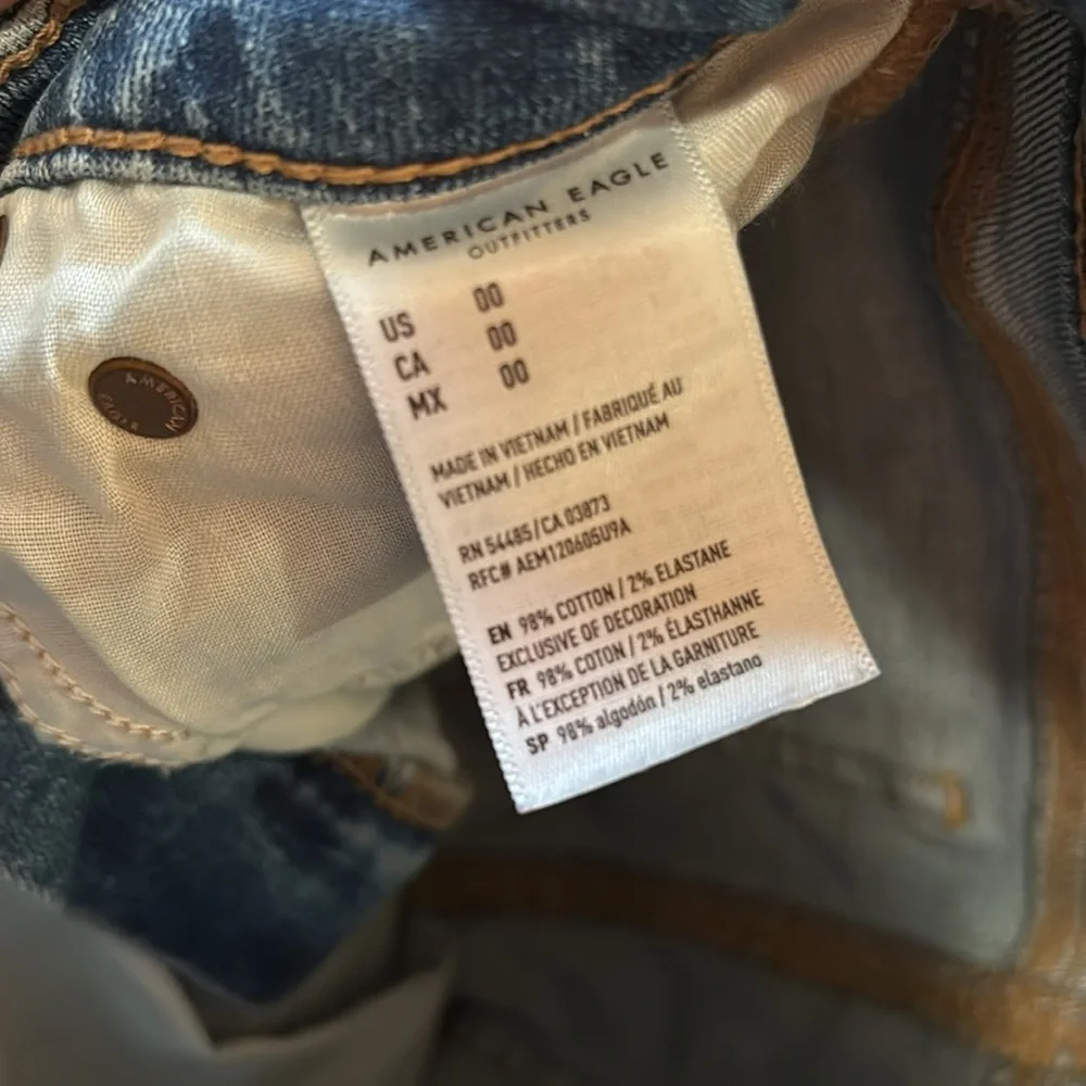 AE Super Stretch Denim Skirt - Picture 4 of 6